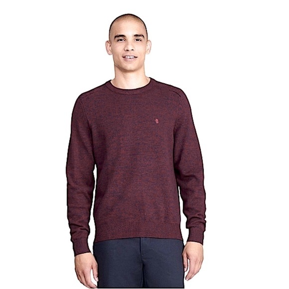 NWT Men's IZOD Pullover Crewneck Marled Sweater Sz M - Picture 1 of 5